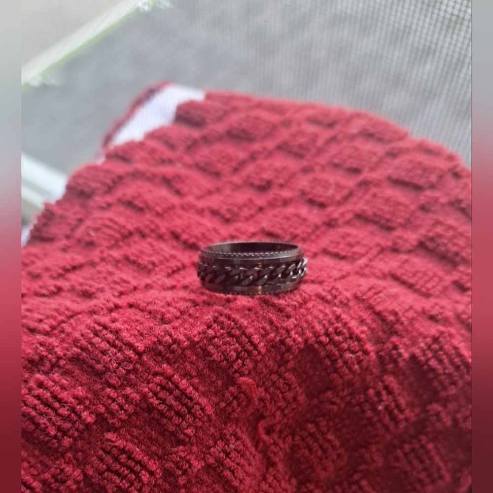 New, Classic black wedding band men's size 8 jewelry - Picture 9 of 9